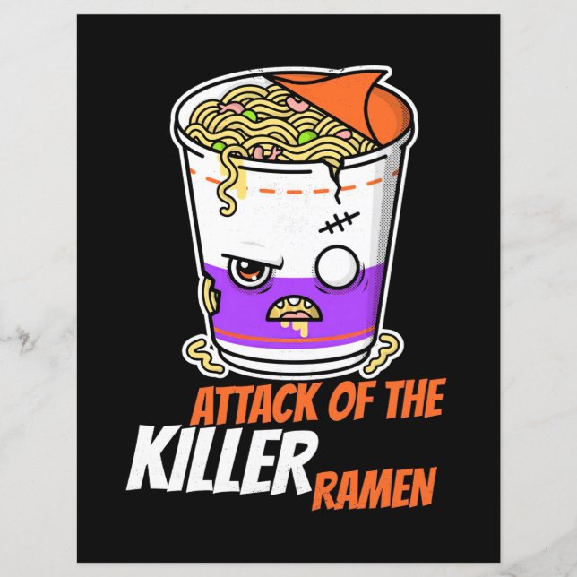 Halloween-Geschenk | Angriff der Ramen (Vorderseite)
