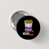 Halloween-Geschenk | Angriff der Ramen Button (Vorne & Hinten)