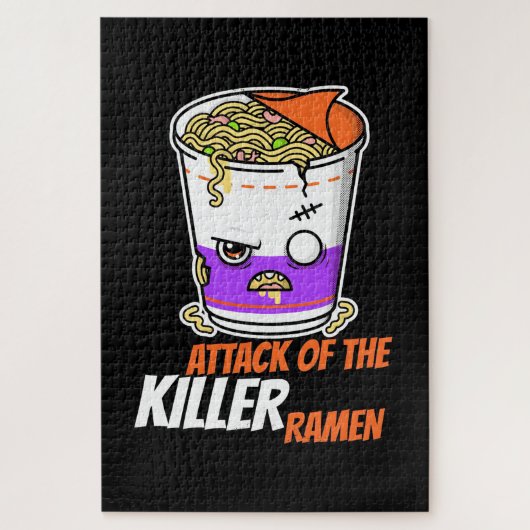 Halloween-Geschenk | Angriff der Ramen Puzzle (Vertikal)