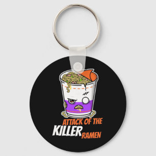 Halloween-Geschenk Angriff der Ramen Schlüsselanhänger