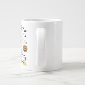 Halloween-Geschenk, Boo, Halloween-Sublimationsdes Jumbo-Tasse (Rückseite)