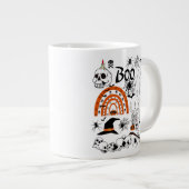 Halloween-Geschenk, Boo, Halloween-Sublimationsdes Jumbo-Tasse (Vorderseite Rechts)