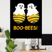 Halloween-Geschenk | Boobienen Poster (Heimbüro)