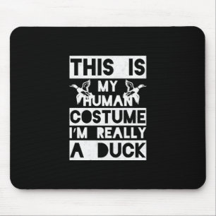Halloween-Geschenk, das ist mein menschliches Kost Mousepad