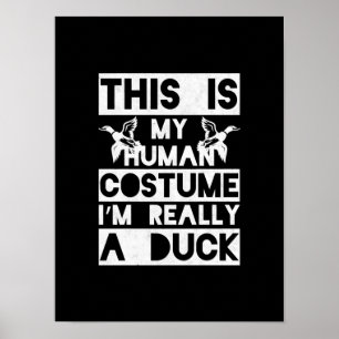 Halloween-Geschenk, das ist mein menschliches Kost Poster