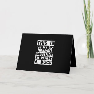 Halloween-Geschenk Das ist mein menschliches Kostü Karte