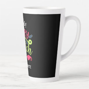 Halloween-Geschenk Eine wirklich glückliche Hexe Milchtasse