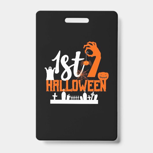 Halloween-Geschenk | Erste Halloween Ausweis (Vorderseite)