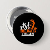 Halloween-Geschenk | Erste Halloween Button (Vorne & Hinten)