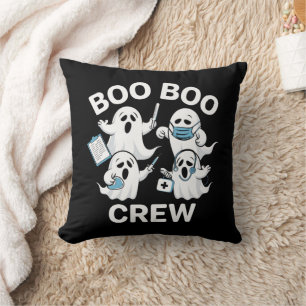 Halloween-Geschenk für Krankenschwester Boo Boo Cr Kissen