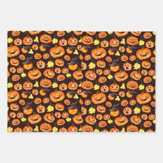 Halloween-Geschenk Geschenkpapier Set (Vorderseite 3)