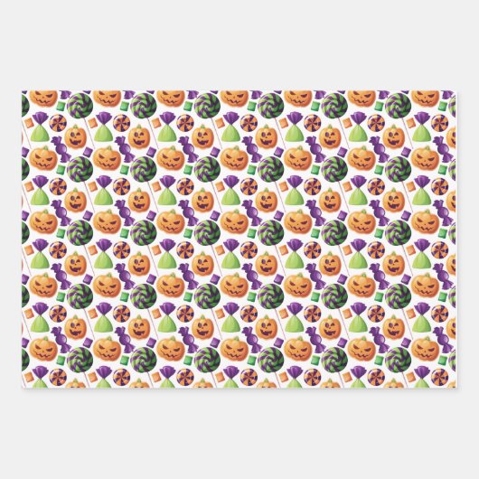 Halloween-Geschenk Geschenkpapier Set (Vorderseite 2)