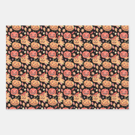 Halloween-Geschenk Geschenkpapier Set