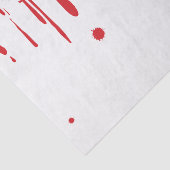 Halloween Geschenk - Gory Dripping Bloody Seidenpapier (Ausschnitt)