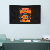 Halloween-Geschenk | Immer im Innern gehalten Banner (Messeveranstaltung)