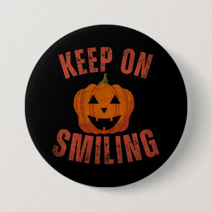 HALLOWEEN-GESCHENK MIT BLEIBENDEM LÄCHELN BUTTON