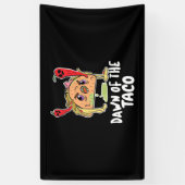 Halloween-Geschenk | Morgengrauen des TACO Hallowe Banner (Vertikal)