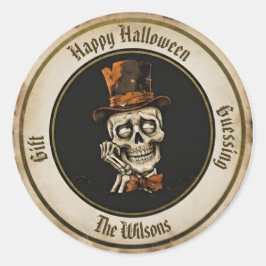 Halloween-Geschenk-Rat-Sticker Runder Aufkleber