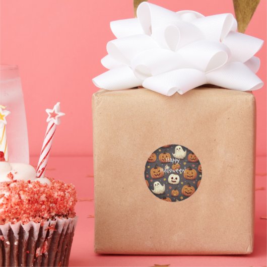 Halloween-Geschenk Runder Aufkleber (Party)