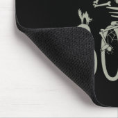 Halloween-Geschenk | Schlecht zu Da Bone Mousepad (Ecke)