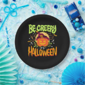 Halloween-Geschenk | Seid gruselig, es ist Hallowe Pappteller (Party)