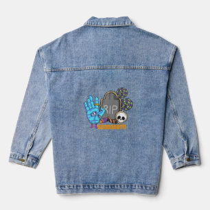 Halloween-Geschenk Shirt-Albtraum vor Weihnachten Jeansjacke