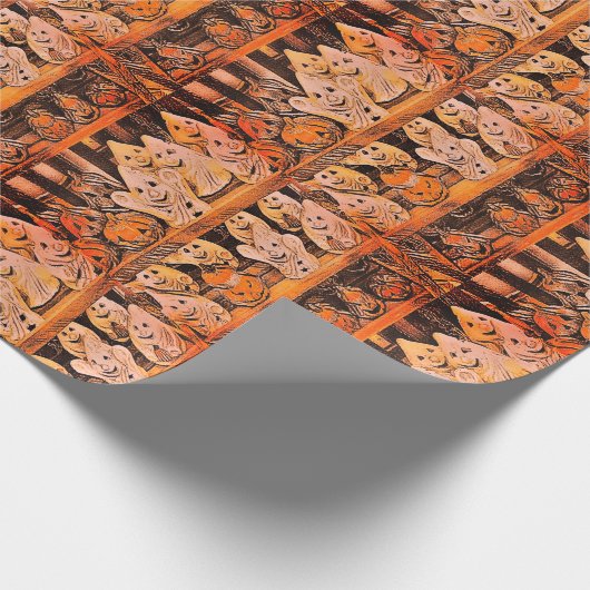 Halloween-Geschenk-Verpackung Geschenkpapier (Ecke)