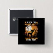 Halloween-Geschenk | Vertrautheit der menschlichen Button (Vorne & Hinten)
