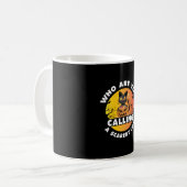 Halloween-Geschenk | Wer nennt man eine Katze? Kaffeetasse (Vorderseite Links)