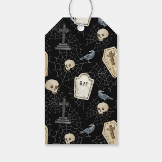 Halloween Geschenkanhänger (Rückseite)