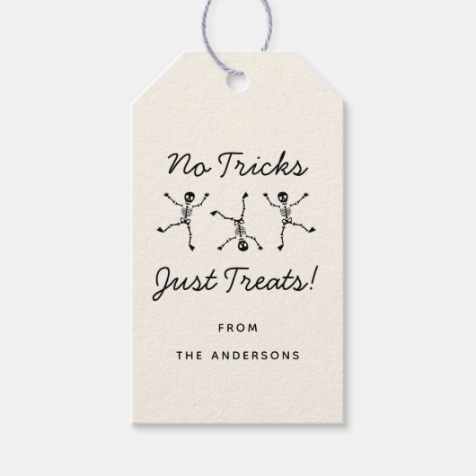 Halloween Geschenkanhänger (Vorderseite)