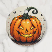 Halloween Geschenkanhänger (Rückseite)