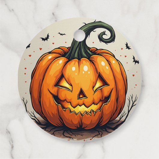 Halloween Geschenkanhänger (Rückseite)