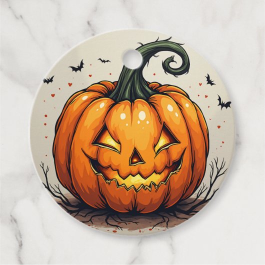 Halloween Geschenkanhänger (Vorderseite)