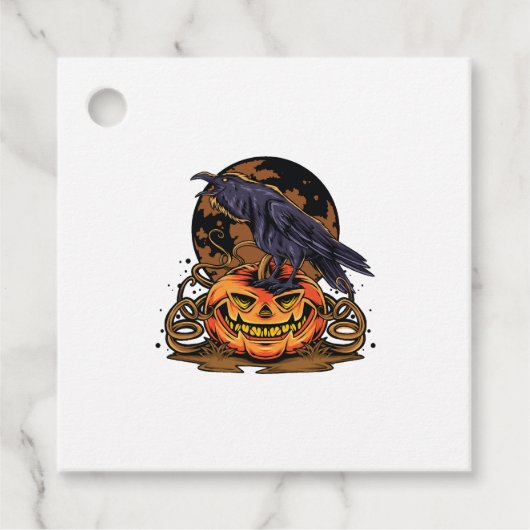 Halloween Geschenkanhänger (Vorderseite)