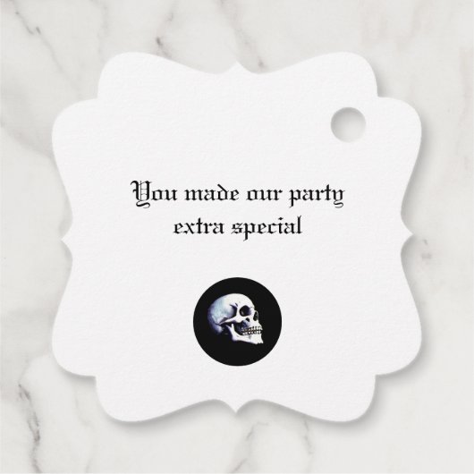 Halloween Geschenkanhänger (Rückseite)