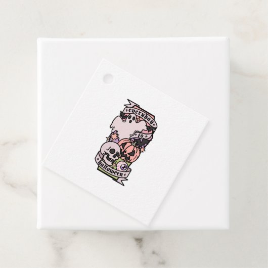 Halloween Geschenkanhänger (Beispiel)