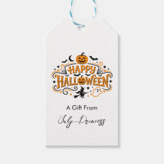 Halloween-Geschenkanhänger, personalisierte Gesche Geschenkanhänger