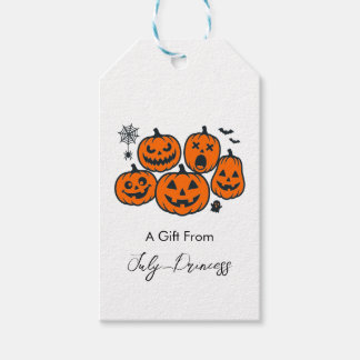 Halloween-Geschenkanhänger, personalisierte Gesche Geschenkanhänger