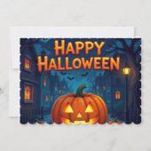 Halloween-Geschenkgutschein Einladung (Rückseite)