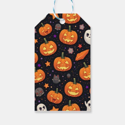 Halloween-Geschenkmarke Geschenkanhänger (Rückseite)