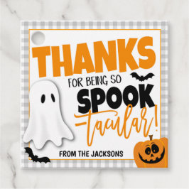 Halloween-Geschenkmarke Geschenkanhänger