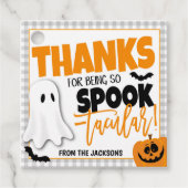 Halloween-Geschenkmarke Geschenkanhänger (Vorderseite)