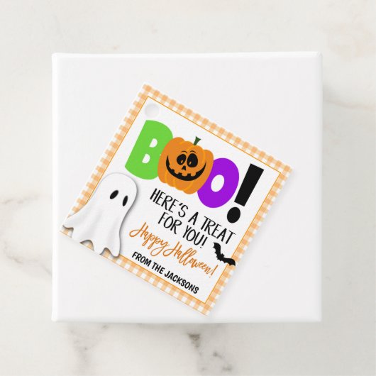 Halloween-Geschenkmarke Geschenkanhänger (Beispiel)
