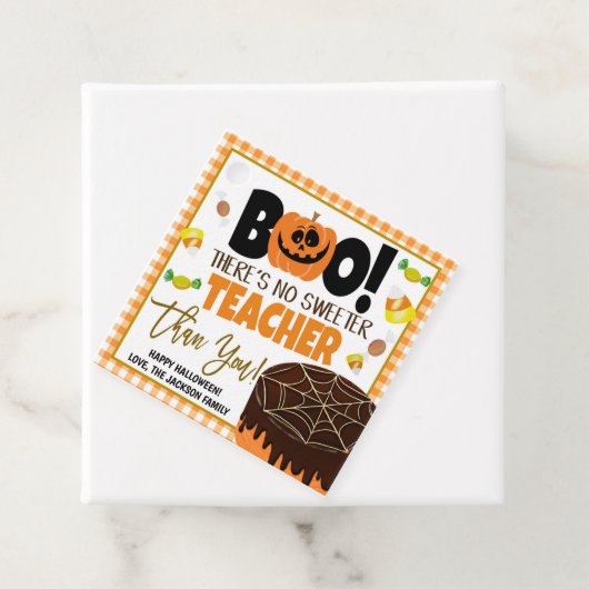 Halloween-Geschenkmarke Geschenkanhänger (Beispiel)