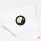 Halloween-Geschenkmarke Runder Aufkleber (Umschlag)