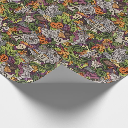 Halloween Geschenkpapier (Ecke)
