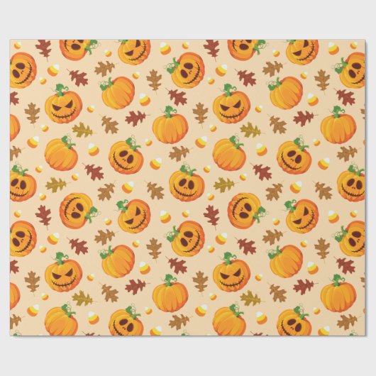 Halloween Geschenkpapier (Flach)