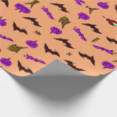 Halloween Geschenkpapier (Ecke)