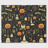 Halloween Geschenkpapier (Flach)